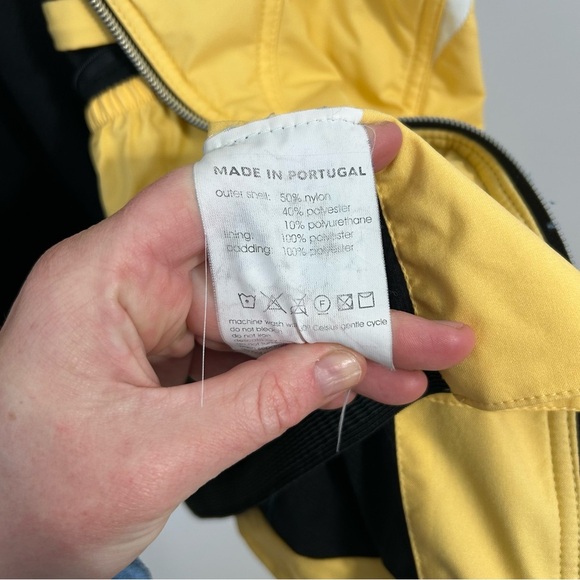 MDC Dora Pfister Yellow Black Ski Jacket Weather-Resistant Women’s Size US 12 - Picture 7 of 9